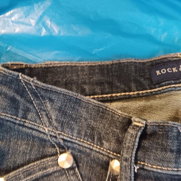 JEANS & TOP SET: STAR-SPANGLED SLEEVELESS SHIRT W/ ROCK & REPUBLIC JEANS, PETITE - Picture 10 of 10